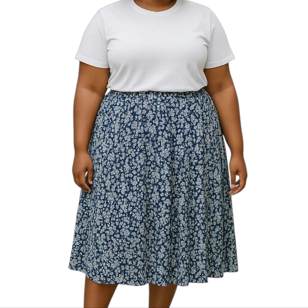 Arula Floral Midi Skirt. Nwt Size B( 2x)